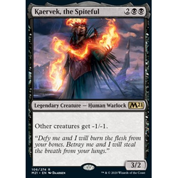 Magic löskort: Core Set 2021: Kaervek, the Spiteful