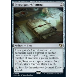 Magic löskort: Commander Masters: Investigator's Journal