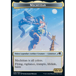Magic löskort: Kamigawa: Neon Dynasty : Mechtitan Token (Artifact 10/10)
