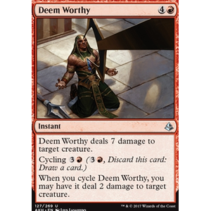 Magic löskort: Amonkhet: Deem Worthy