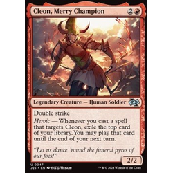 Magic löskort: Magic: Foundations Jumpstart: Cleon, Merry Champion