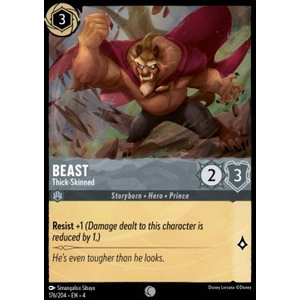 Lorcana Löskort: Ursula's Return: Beast - Thick-Skinned