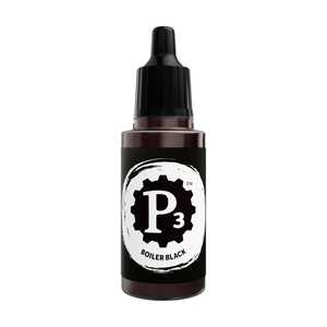 P3 Paints: Boiler Black (acrylic) (18ml)