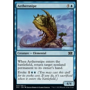Magic löskort: Double Masters 2022: Aethersnipe