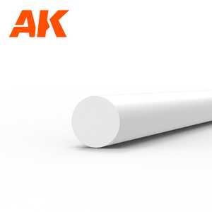 Styrene Strip: Rod 2.0mm diameter x 350mm