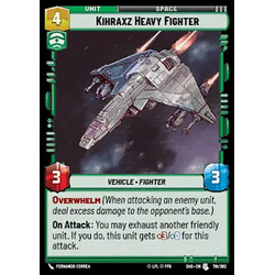 Star Wars: Unlimited Löskort: Shadows of the Galaxy: Kihraxz Heavy Fighter