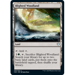 Magic löskort: Commander 2020: Blighted Woodland