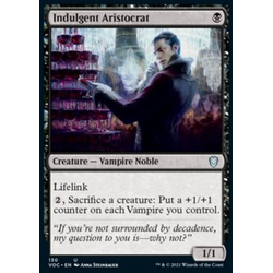 Magic löskort: Commander: Innistrad: Crimson Vow: Indulgent Aristocrat