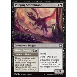 Magic löskort: Tarkir: Dragonstorm: Purging Stormbrood // Absorb Essence