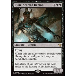 Magic löskort: Magic: The Gathering Foundations: Rune-Scarred Demon
