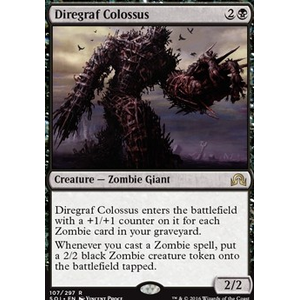 Magic löskort: Shadows over Innistrad: Diregraf Colossus