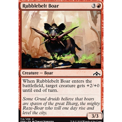 Magic löskort: Guilds of Ravnica: Rubblebelt Boar