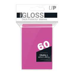 Ultra Pro Deck Protector Sleeves Small Bright Pink (60)
