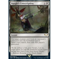 Magic löskort: Universes Beyond: Warhammer 40,000: Nurgle's Conscription (Foil)