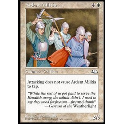 Magic löskort:  Weatherlight: Ardent Militia