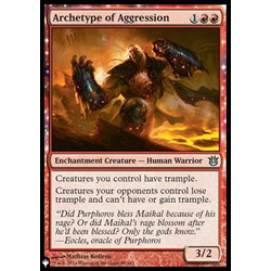 Magic löskort: The List: Archetype of Aggression