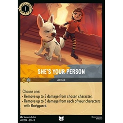 Lorcana Löskort: Reign of Jafar: She's Your Person (Foil)
