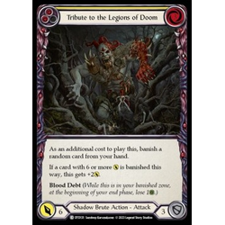 FaB Löskort: Dusk till Dawn: Tribute to the Legions of Doom (Yellow) (Rainbow Foil)