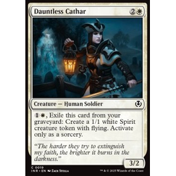 Magic löskort: Magic: Innistrad Remastered: Dauntless Cathar (Foil)