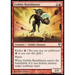 Magic löskort: Zendikar: Goblin Ruinblaster (Foil)