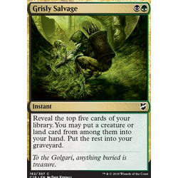 Magic löskort: Commander 2018: Grisly Salvage