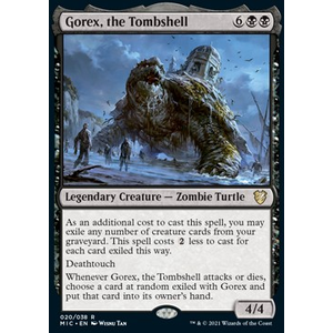 Magic löskort: Commander: Innistrad: Midnight Hunt: Gorex, the Tombshell