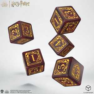 Harry Potter: Gryffindor Dice Set & Pouch (5)