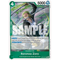 One Piece Löskort: Carrying on his Will: Roronoa Zoro