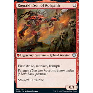 Magic löskort: Commander Legends: Rograkh, Son of Rohgahh (Foil)