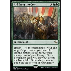 Magic löskort: Commander: March of the Machine: Aid from the Cowl