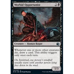 Magic löskort: Innistrad: Midnight Hunt: Morbid Opportunist