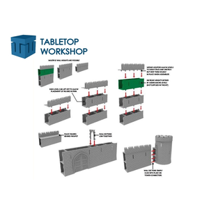 28mm Fortified Wall Section
