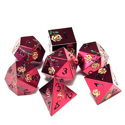 Vaettir Workshop: Metal 7-Die Set Rose – Luxury Red