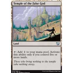Magic löskort: Commander 2015: Temple of the False God