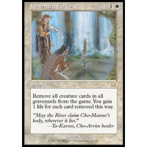 Magic löskort: Mercadian Masques: Honor the Fallen