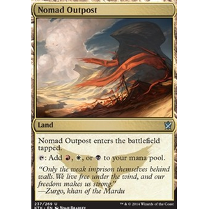 Magic löskort: Khans of Tarkir: Nomad Outpost