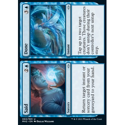 Magic löskort: Modern Horizons 2: Said // Done