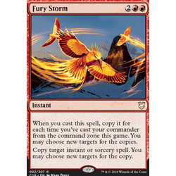 Magic löskort: Commander 2018: Fury Storm