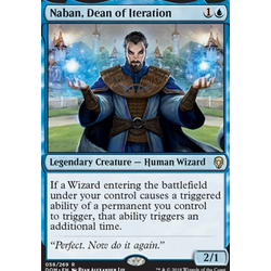 Magic löskort: Dominaria: Naban, Dean of Iteration