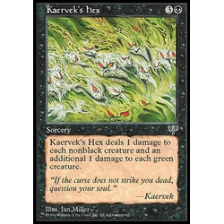 Magic löskort: Mirage: Kaervek's Hex