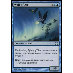 Magic löskort: 10th Edition: Wall of Air