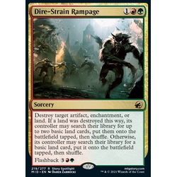 Magic löskort: Innistrad: Midnight Hunt: Dire-Strain Rampage