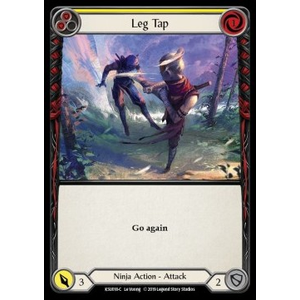 FaB Löskort: Welcome to Rathe - Hero Deck: Leg Tap (Yellow)
