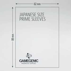 Card Sleeves Japanese Prime Green (60) (GameGenic)