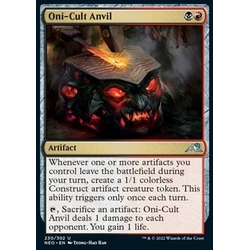 Magic löskort: Kamigawa: Neon Dynasty: Oni-Cult Anvil