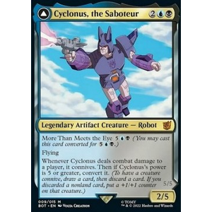 Magic löskort: Universes Beyond: Transformers: Cyclonus, the Saboteur