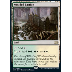 Magic löskort: Double Masters: Wooded Bastion