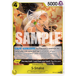 One Piece Löskort: Carrying on his Will: S-Snake (v.1)