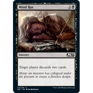 Magic löskort: Core Set 2021: Mind Rot (Foil)