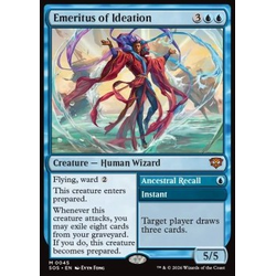 Magic löskort: Secrets of Strixhaven: Emeritus of Ideation // Ancestral Recall (Foil)